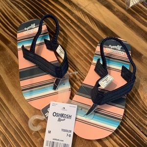 Brand new Oshkosh flip-flops